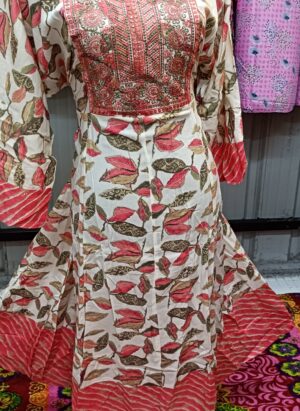 Cotton Printed Long Kurtis